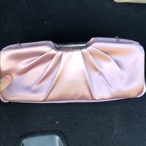 Lk Bennett satin clutch
